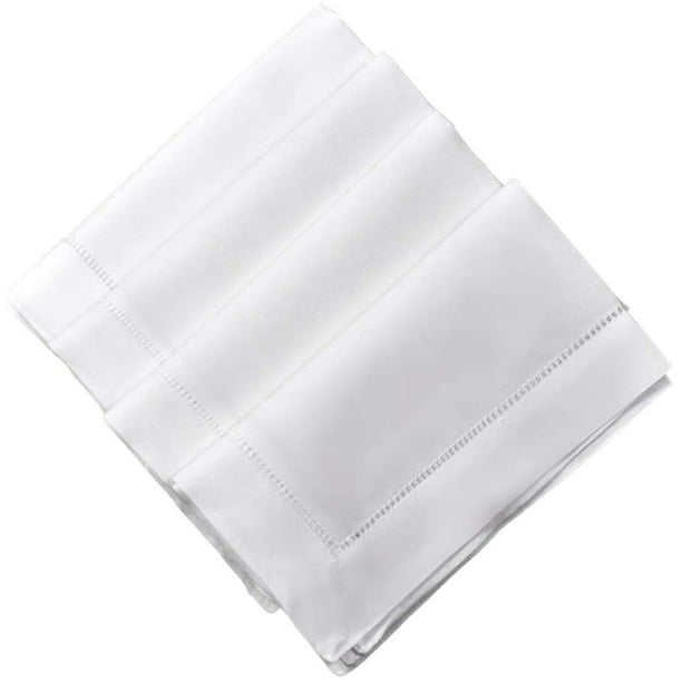 Kids Snack Napkins Reusable Napkins Bulk Cotton Napkins 11 x 12 Reusable napkin set of 20, Cloth Napkin White Luch Bag Napkins Table Napkins Cloth Cotton 
